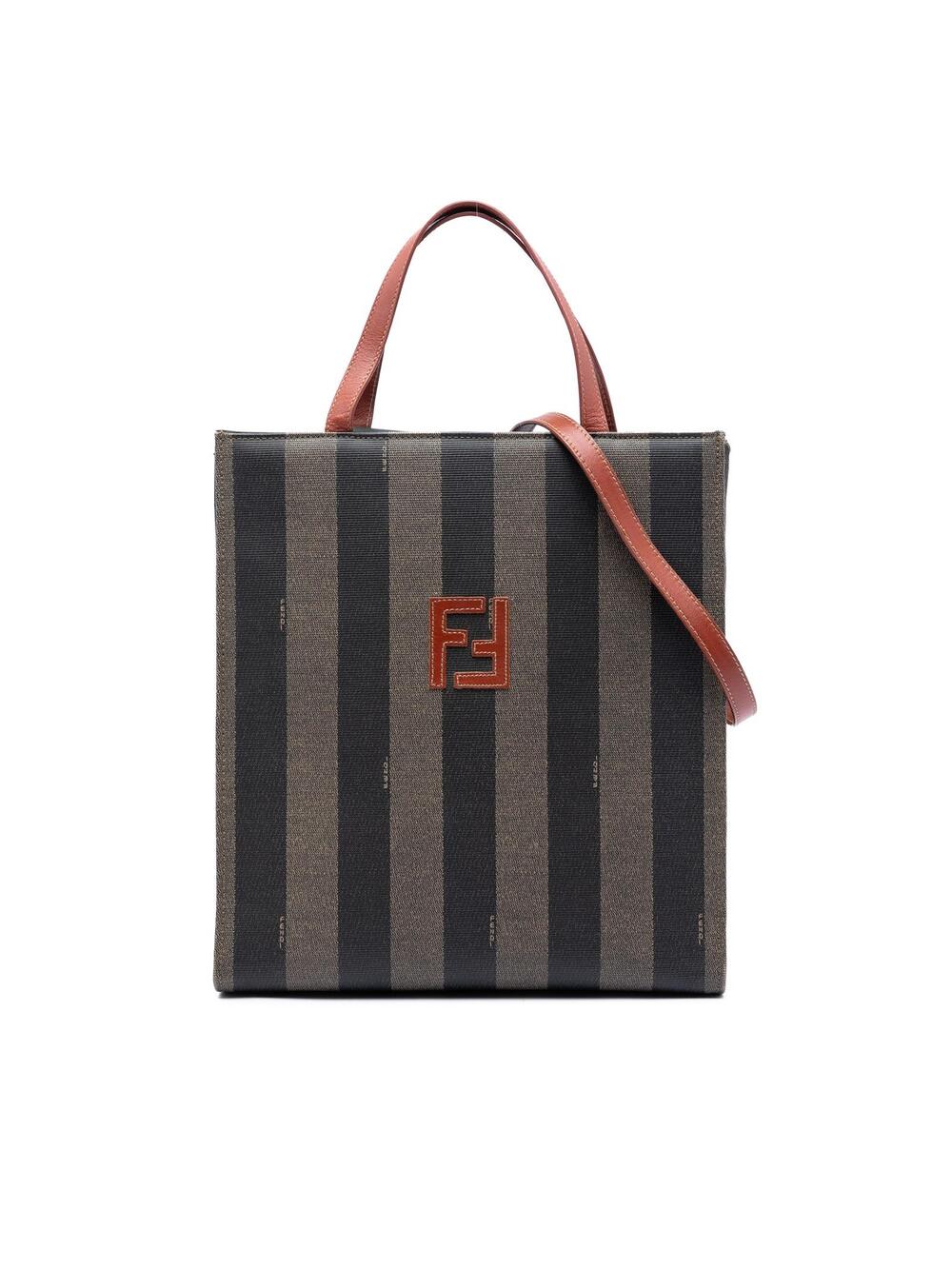 Fendi Pequin Coated Canvas Ff #278883F72B